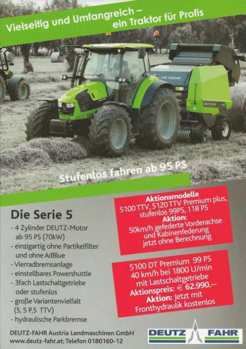 DEUTZ-FAHR - Aktion