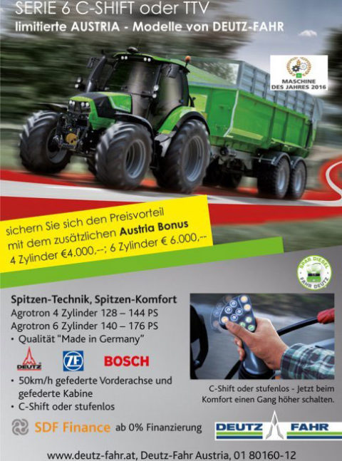 DEUTZ-FAHR - Austria Modelle